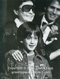 Yoko Ono and Sean Lennon wish everyone a Merry Christmas at the Little Steven show at Radio city, NYC, 12/6/82.